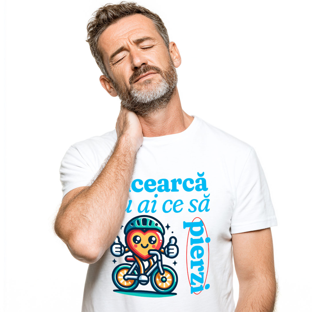 Tricou Femei, Barbati, Copii, Fata, Baiat, Unisex Personalizat Cască Bicicletă Personalizată și Inimă Colorată – Cadou Sportiv Unic [1]