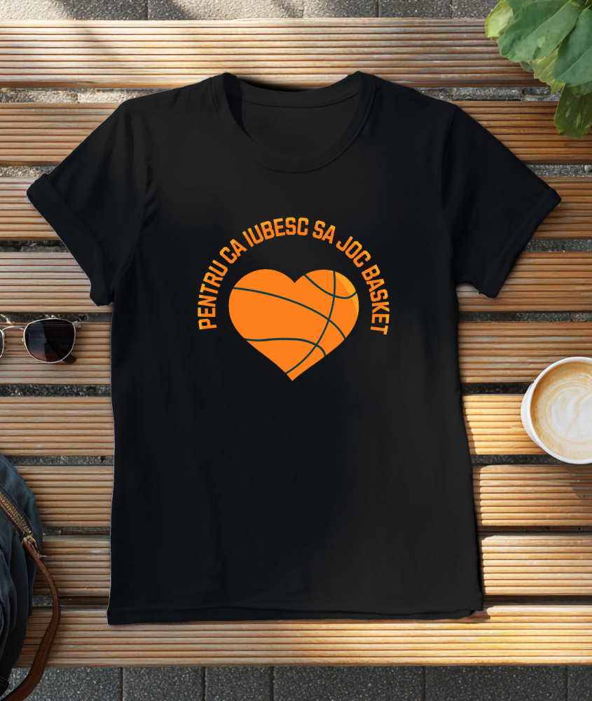 Tricou Femei, Barbati, Copii, Fata, Baiat, Unisex Personalizat Design Motivațional – Baschet, Sănătate și Spirit de Echipă [3]