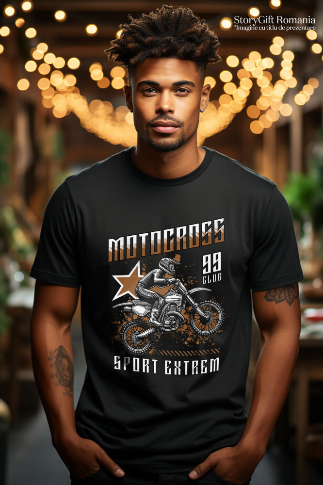Tricou Femei, Barbati, Copii, Fata, Baiat, Unisex Personalizat Iubitor de Motocross – Aventura și Pasiunea Sportului Extrem [2]
