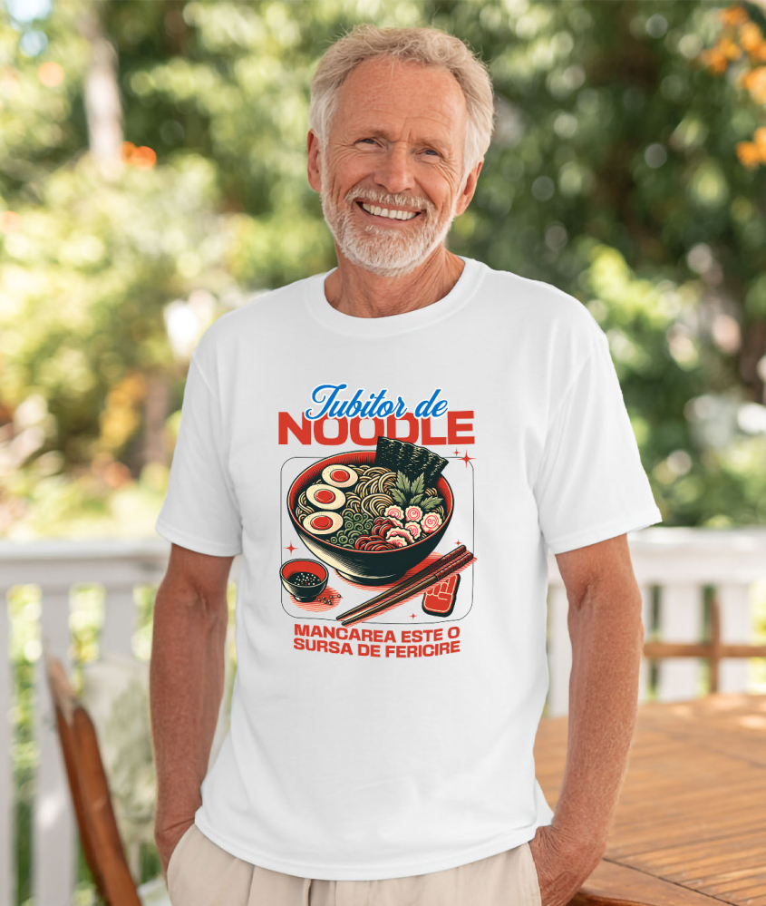 Tricou Femei, Barbati, Copii, Fata, Baiat, Unisex Personalizat Supă ramen personalizată cu ou și legume – Cadou perfect pentru iubitorii de mâncare asiatică și anime [2]
