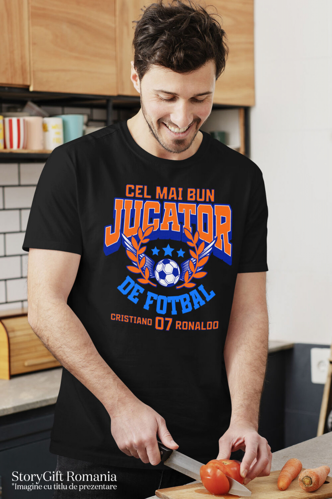 Tricou Femei, Barbati, Copii, Fata, Baiat, Unisex Personalizat Mingi Fotbal Personalizate pentru Copii și Familii - Cadouri Sportive Unice [2]