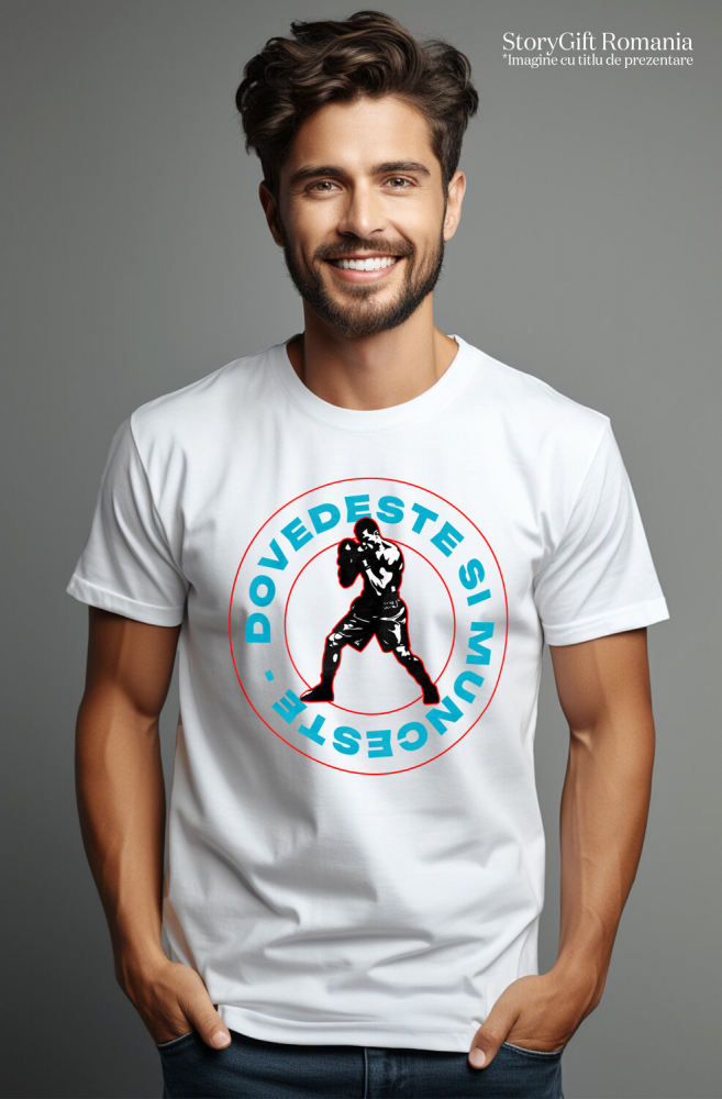 Tricou Femei, Barbati, Copii, Fata, Baiat, Unisex Personalizat Produse personalizate pentru familia ta – Cadouri unice pentru tati, copii și prieteni, box și sporturi de contact [2]