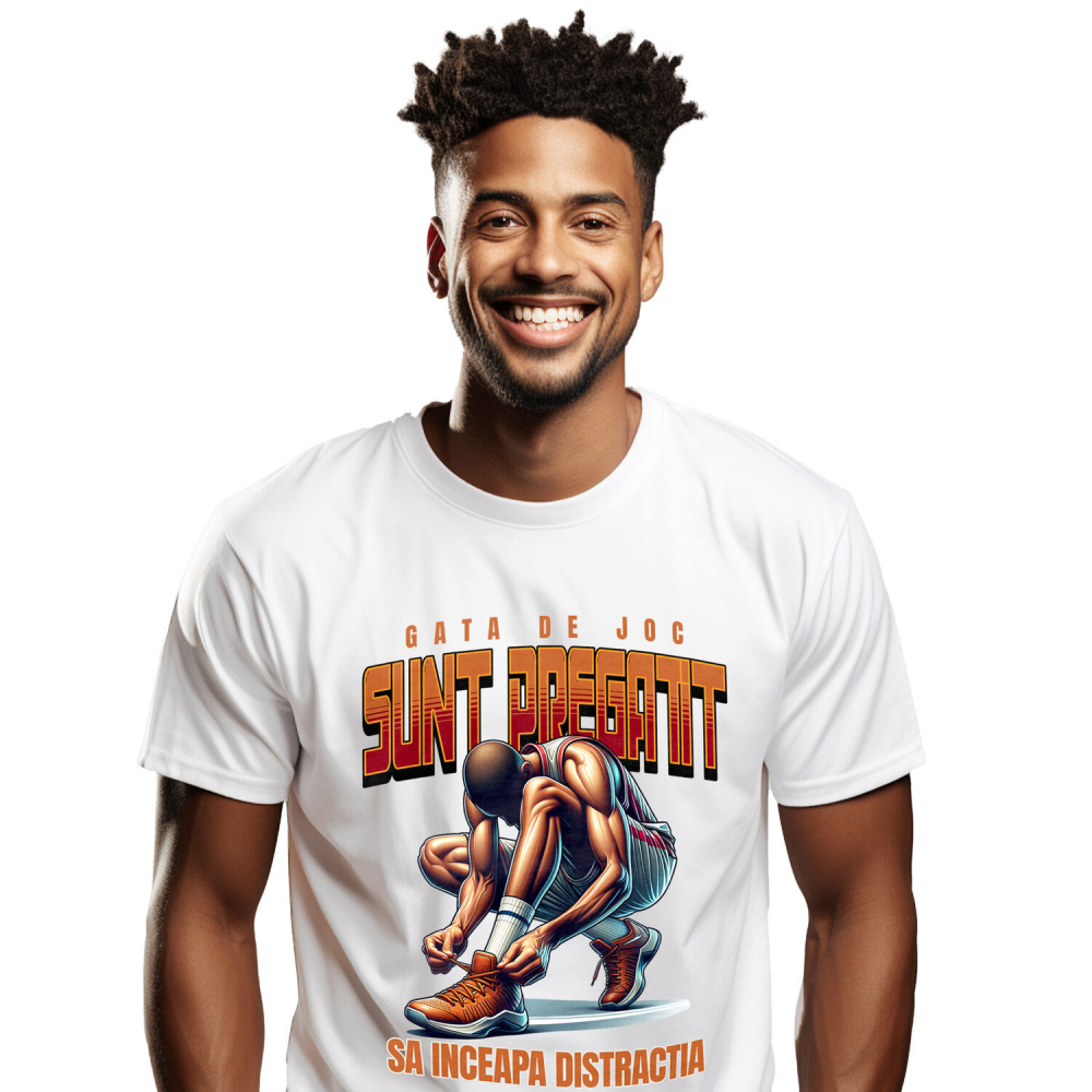 Tricou Femei, Barbati, Copii, Fata, Baiat, Unisex Personalizat Jucător Profesionist de Baschet – Pregătire și Determinare Sportivă [1]