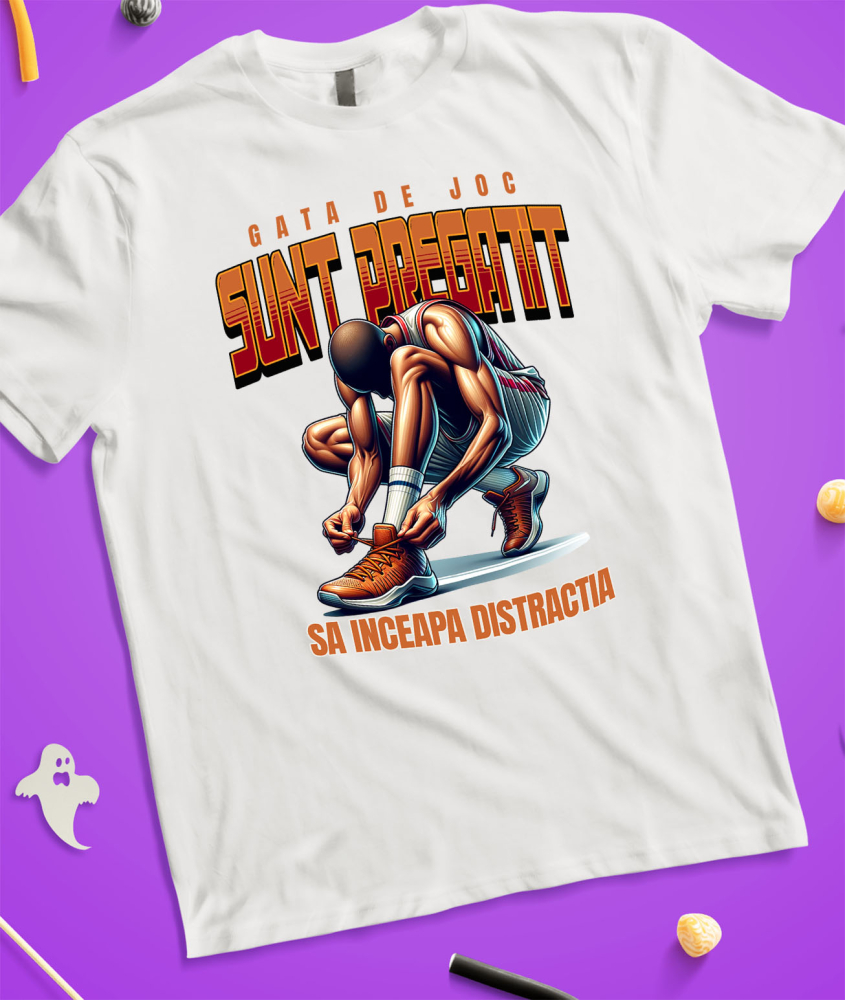 Tricou Femei, Barbati, Copii, Fata, Baiat, Unisex Personalizat Jucător Profesionist de Baschet – Pregătire și Determinare Sportivă [3]