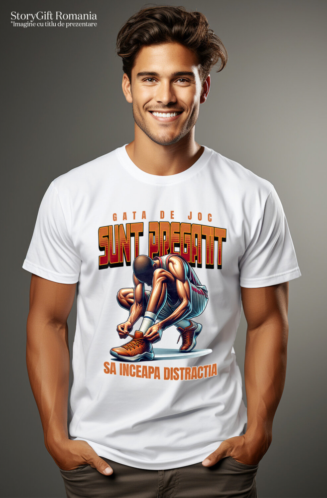 Tricou Femei, Barbati, Copii, Fata, Baiat, Unisex Personalizat Jucător Profesionist de Baschet – Pregătire și Determinare Sportivă [2]