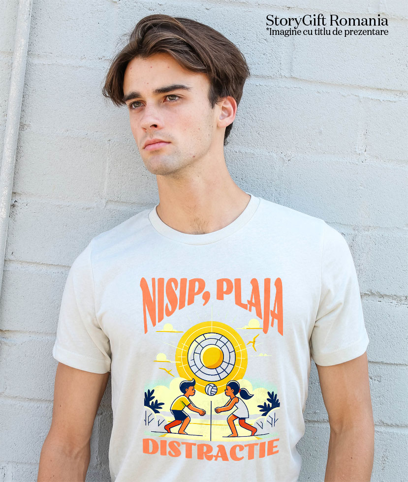 Tricou Femei, Barbati, Copii, Fata, Baiat, Unisex Personalizat Jucători De Volei Plajă Tropocală – Cadouri Personalizate Pentru Familie, Copii și Tati [2]