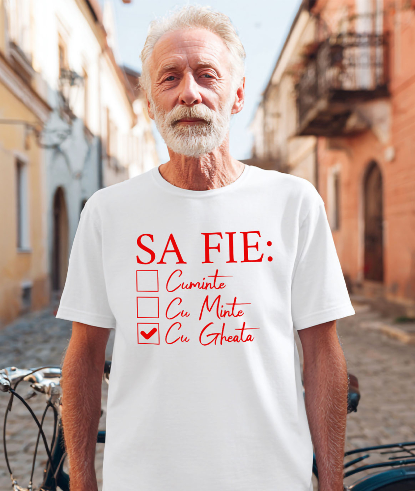 Tricou Femei, Barbati, Copii, Fata, Baiat, Unisex Personalizat „Să Fie Cuminte, Cu Minte și Cu Gheață” – Mesaj Haioas pentru Petreceri și Cadouri Personalizate [2]