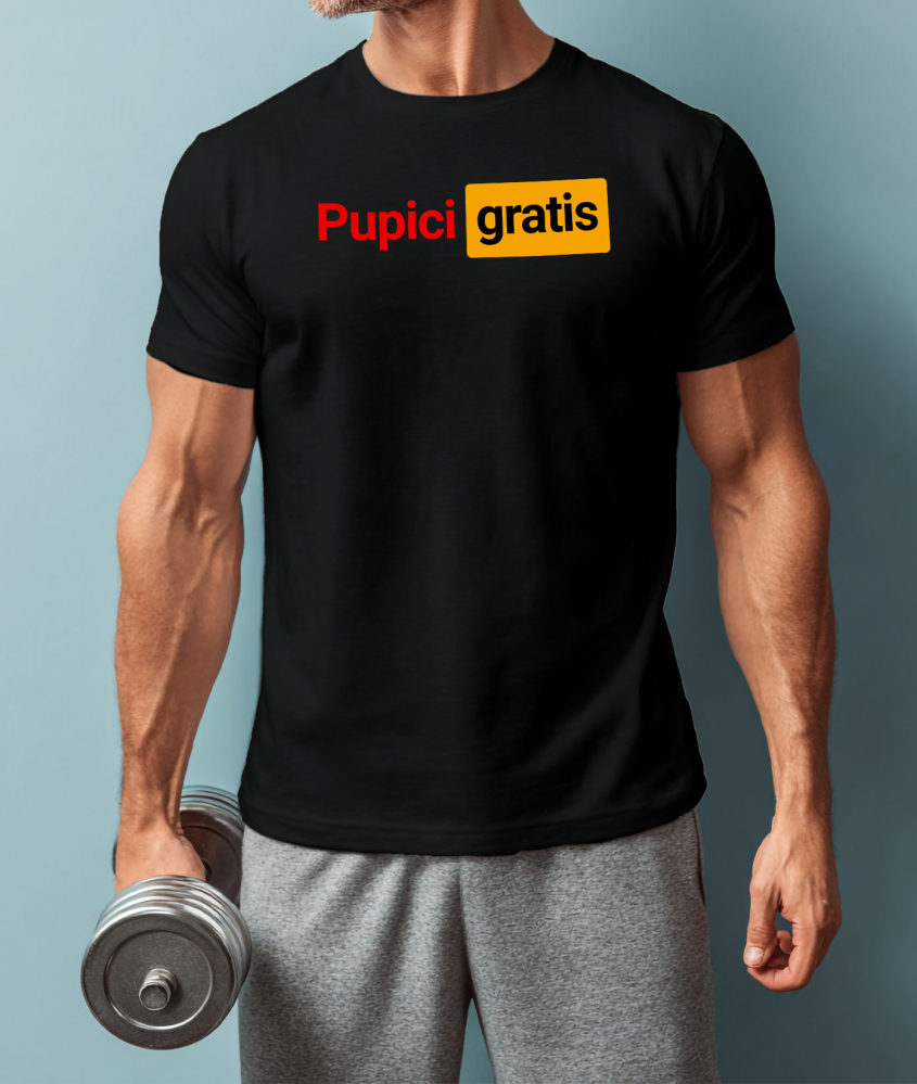 Tricou Femei, Barbati, Copii, Fata, Baiat, Unisex Personalizat Logo Haios Roșu Galben cu Mesaje de Dragoste și Pupici - Cadouri Personalizate Amuzante pentru Familie și Prieteni [2]