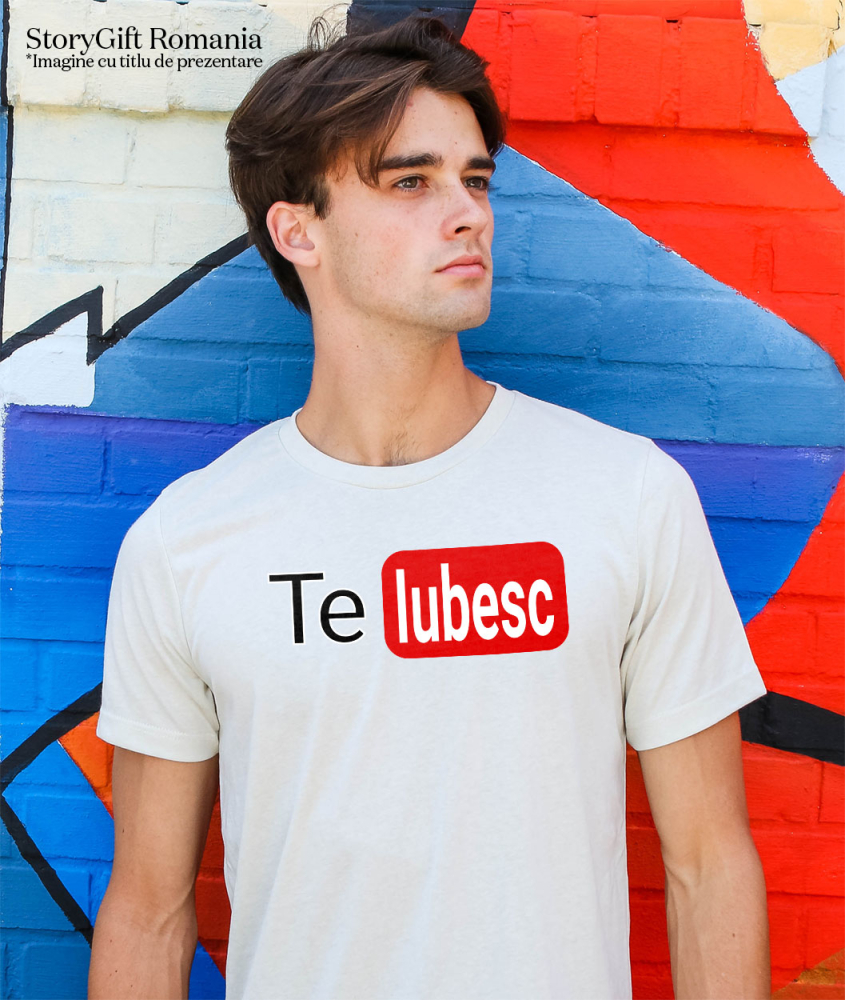 Tricou Femei, Barbati, Copii, Fata, Baiat, Unisex Personalizat „Logo Platforma Streaming Video - Cadou Personalizat Iubita, Valentine's Day și Dragobete” [2]