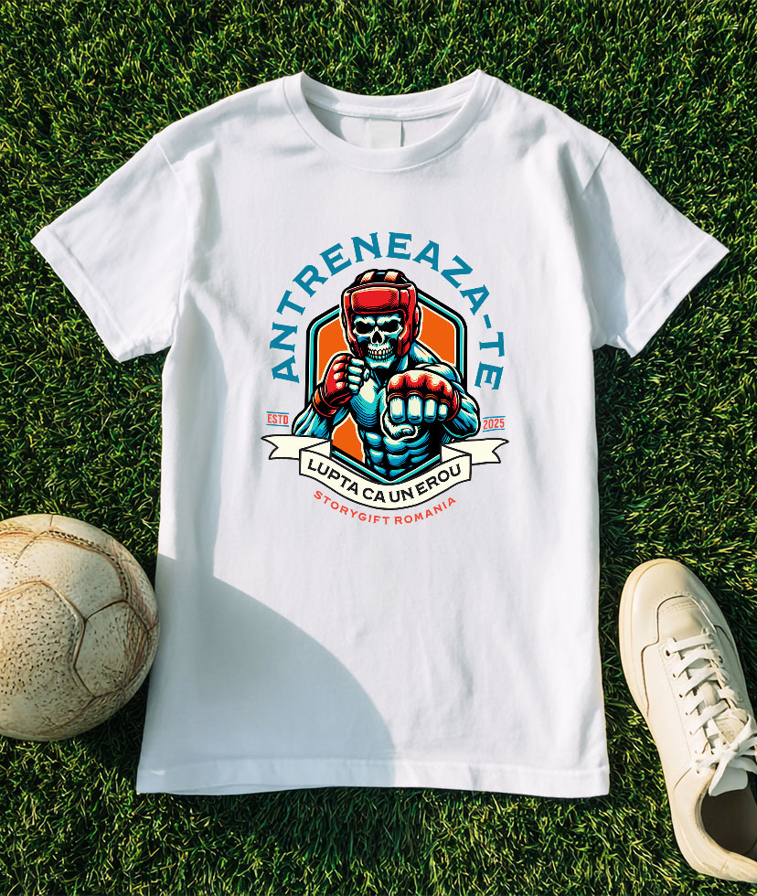 Tricou Femei, Barbati, Copii, Fata, Baiat, Unisex Personalizat Luptător MMA – Motivație, Forță și Spirit de Competitie [3]