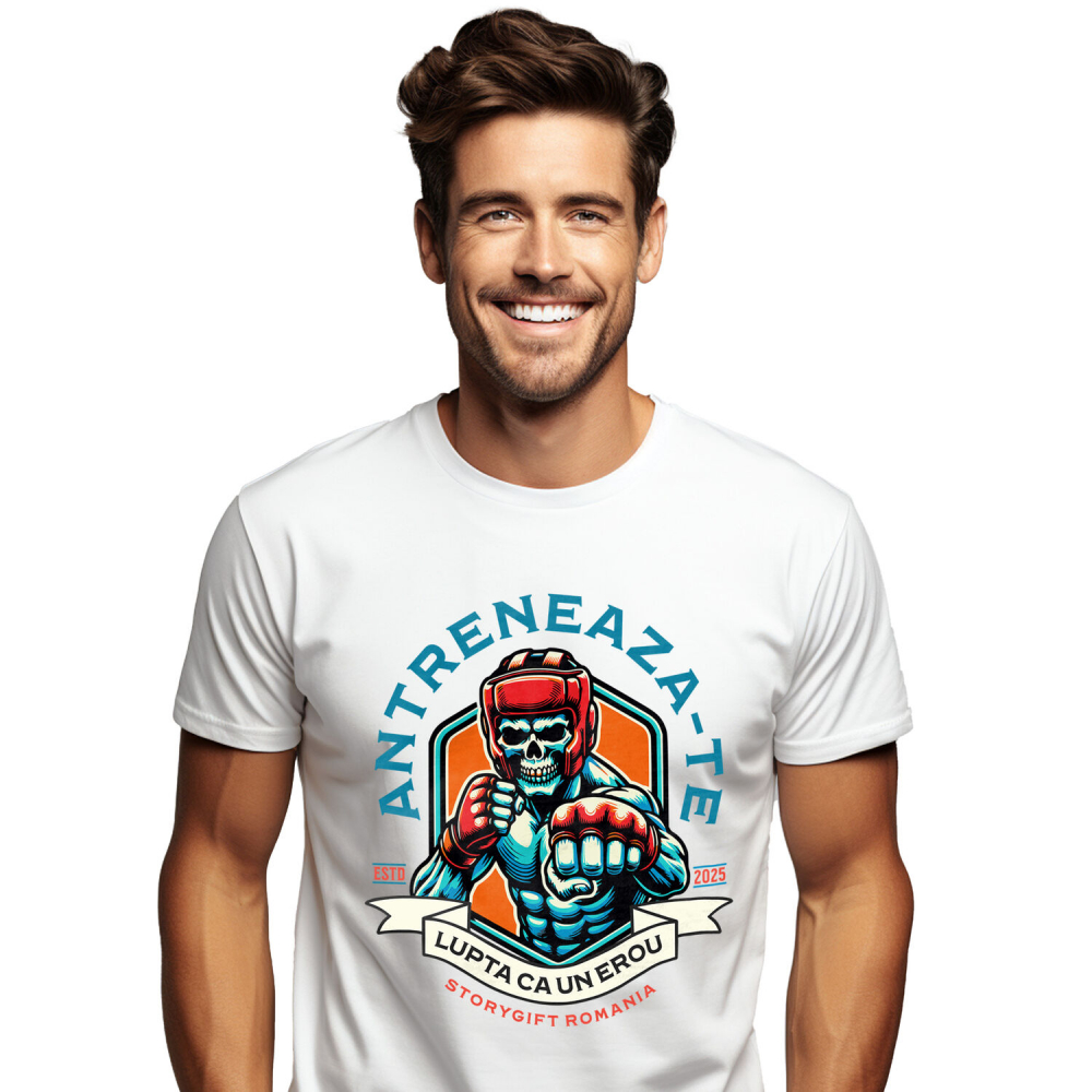 Tricou Femei, Barbati, Copii, Fata, Baiat, Unisex Personalizat Luptător MMA – Motivație, Forță și Spirit de Competitie [1]