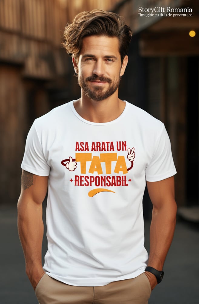 Tricou Femei, Barbati, Copii, Fata, Baiat, Unisex Personalizat Cadouri Personalizate Tata și Copii | Mâini cu Mănuși Vesele, Iubire și Dragoste [2]