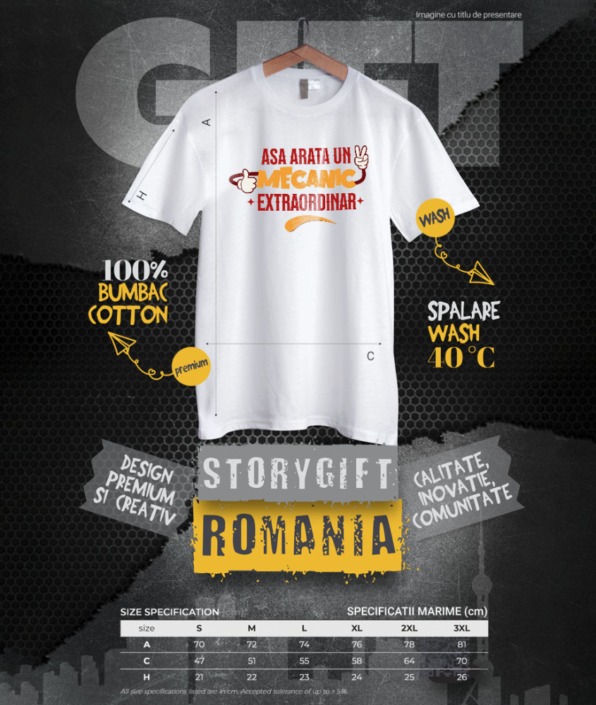 Tricou Femei, Barbati, Copii, Fata, Baiat, Unisex Personalizat Mâini Stil Mickey Mouse – Design Haios Pentru Mecanici și Iubitorii De Mașini [4]