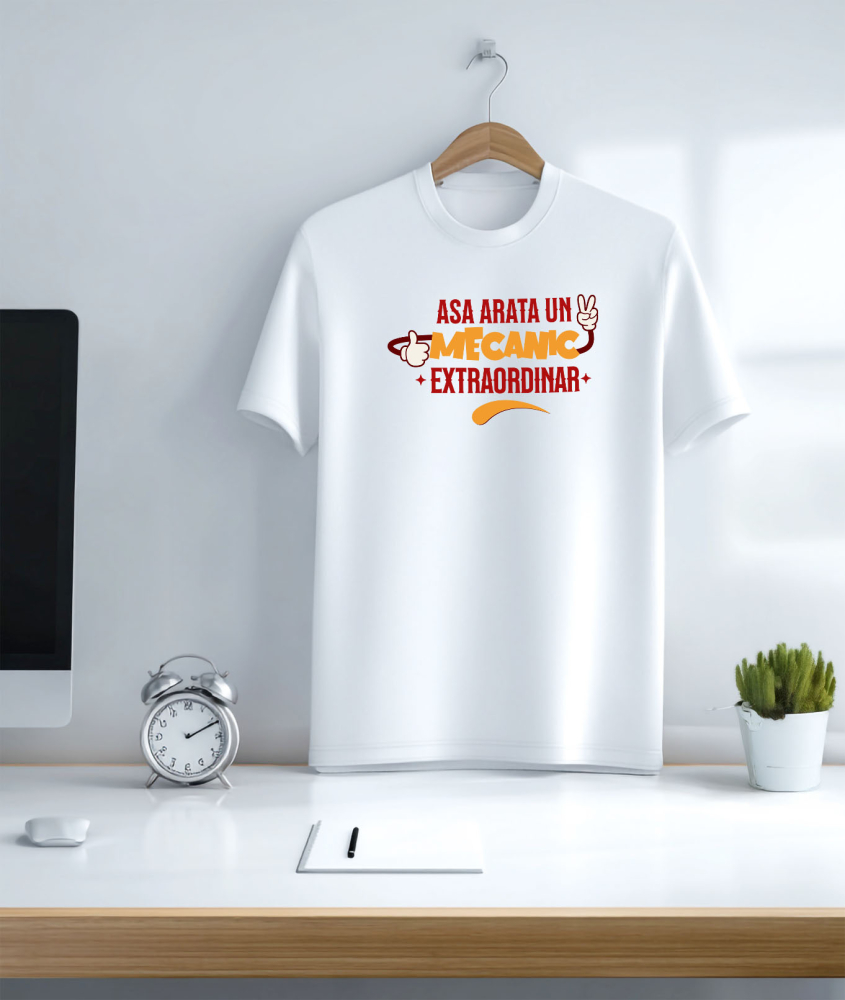 Tricou Femei, Barbati, Copii, Fata, Baiat, Unisex Personalizat Mâini Stil Mickey Mouse – Design Haios Pentru Mecanici și Iubitorii De Mașini [3]