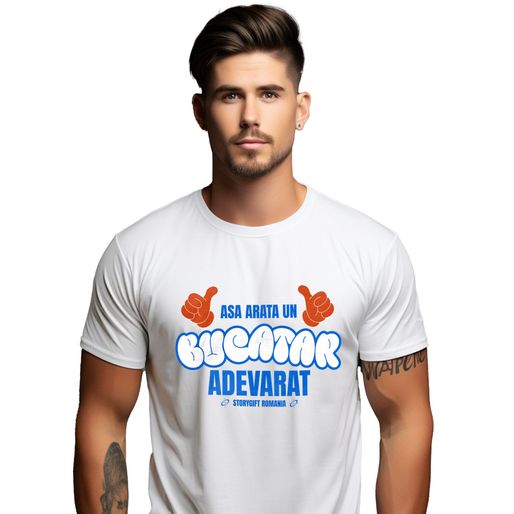 Tricou Femei, Barbati, Copii, Fata, Baiat, Unisex Personalizat Cadou personalizat „Așa arată un bucătar adevărat” – Mâini stil Mickey Mouse – Perfect pentru iubitorii de gătit [1]