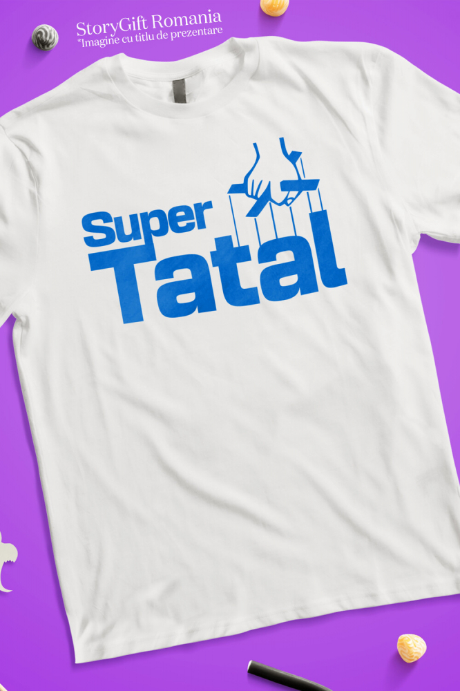 Tricou Femei, Barbati, Copii, Fata, Baiat, Unisex Personalizat Cadouri Personalizate Familie | Mână Marionetă, Super Tata, Femeie Puternică, Iubire [3]