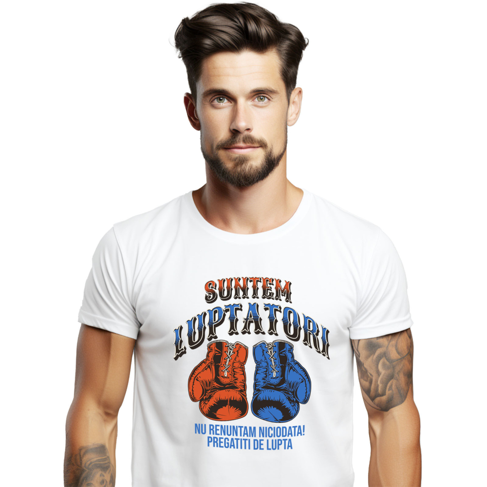 Tricou Femei, Barbati, Copii, Fata, Baiat, Unisex Personalizat Mănuși Box Colorate – Sport de Contact și Distracție pentru Meciuri și Luptători [1]