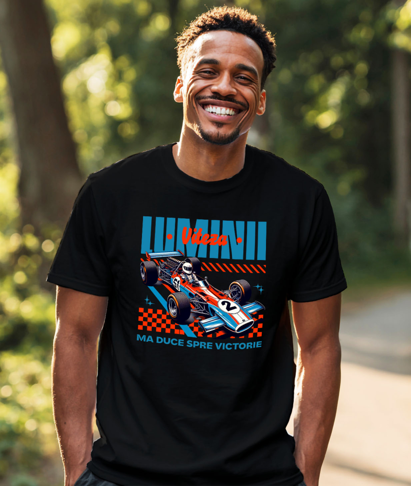 Tricou Femei, Barbati, Copii, Fata, Baiat, Unisex Personalizat Mașină De Curse Formula 1 – Viteză, Adrenalină și Performanță [2]