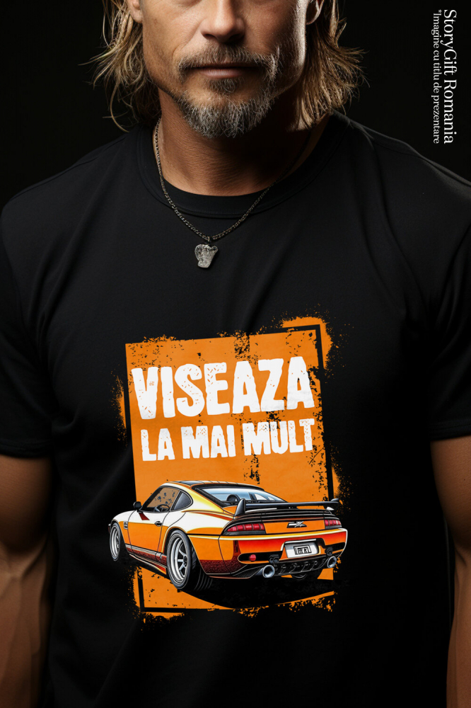 Tricou Femei, Barbati, Copii, Fata, Baiat, Unisex Personalizat Mașină De Curse Tunată – Putere, Viteză și Motivație [2]