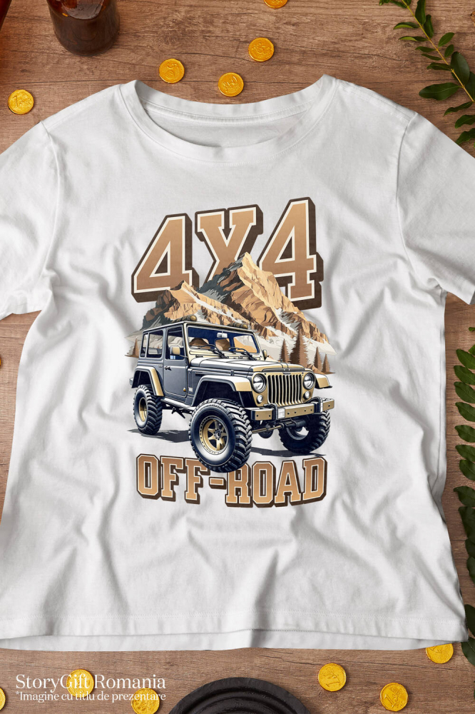 Tricou Femei, Barbati, Copii, Fata, Baiat, Unisex Personalizat Mașină De Teren 4X4 – Aventură Off-Road Pentru Iubitorii De Natură [3]