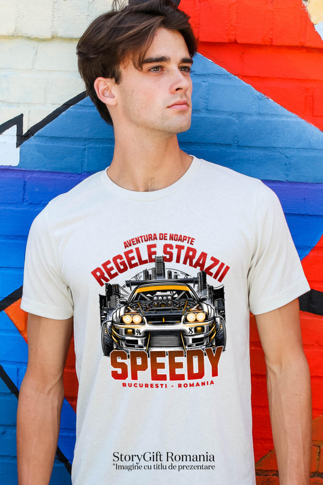 Tricou Femei, Barbati, Copii, Fata, Baiat, Unisex Personalizat Tricou Regele Curse Ilegale – Mașină Fără Capotă pentru Fanii Motorsportului [2]