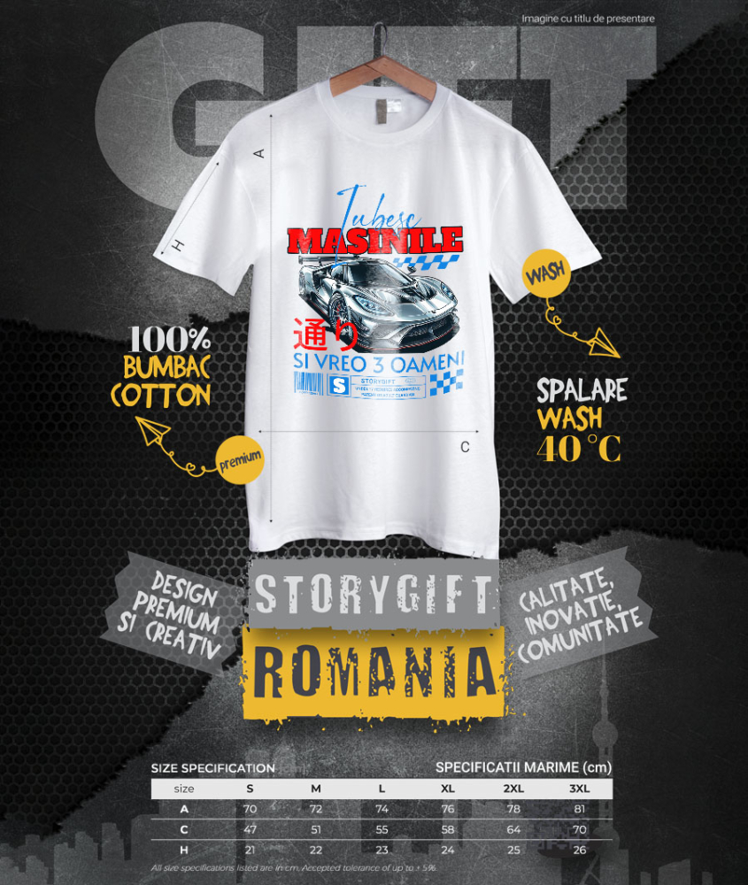 Tricou Femei, Barbati, Copii, Fata, Baiat, Unisex Personalizat Mașină Modernă De Lux – Performanță Sportivă și Viteză Maximă [4]