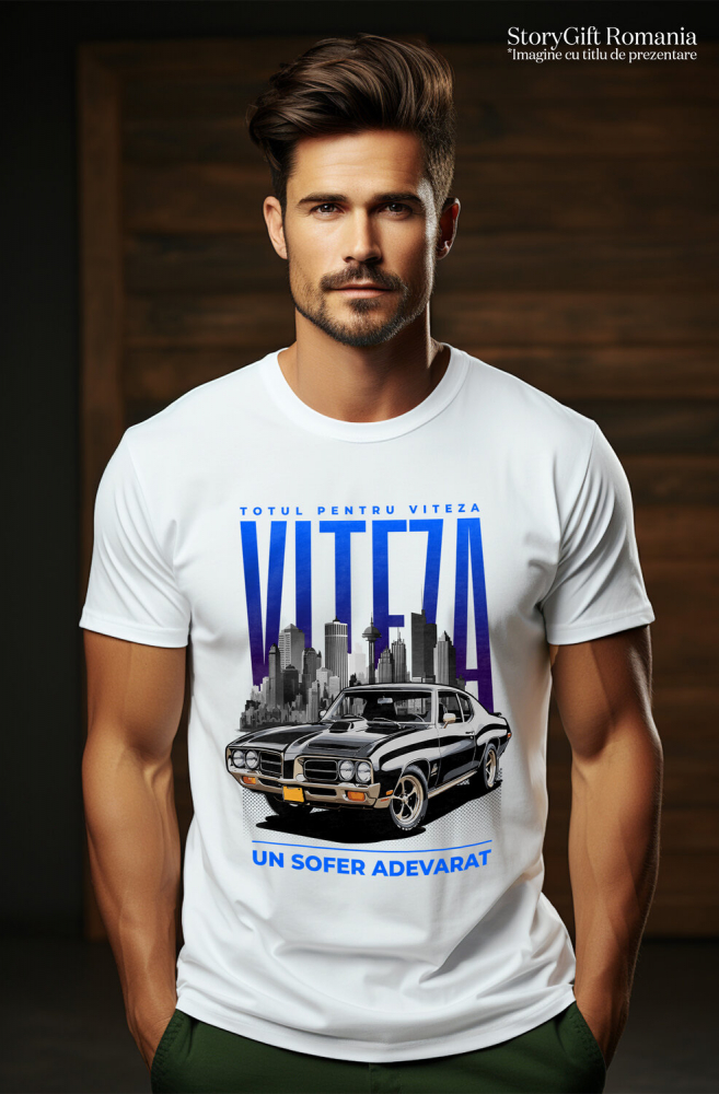 Tricou Femei, Barbati, Copii, Fata, Baiat, Unisex Personalizat Mașină Vintage Neagră – Eleganță și Rafinament Urban [2]