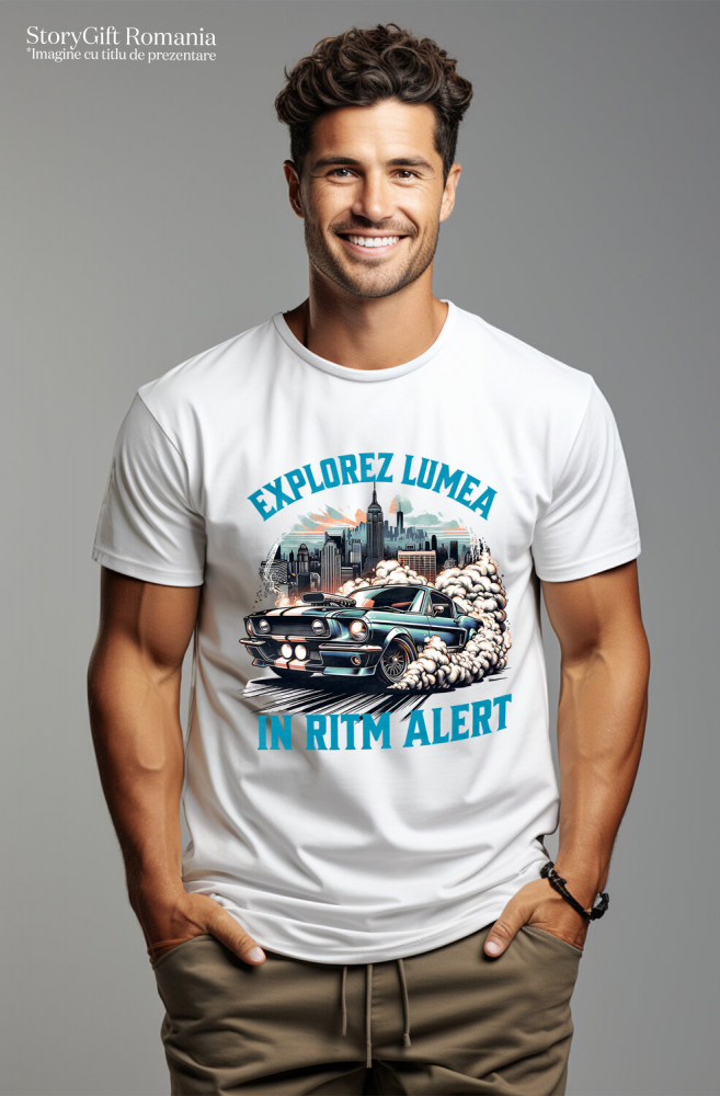 Tricou Femei, Barbati, Copii, Fata, Baiat, Unisex Personalizat Mașină Vintage Tunată – Viteză și Stil Pe Străzile Orașului [2]