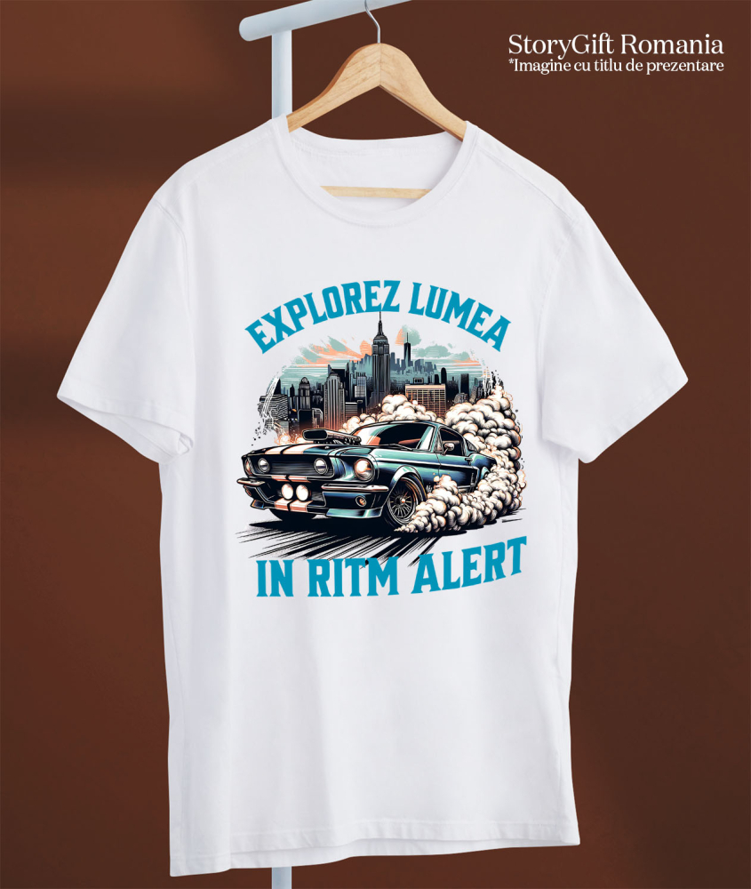 Tricou Femei, Barbati, Copii, Fata, Baiat, Unisex Personalizat Mașină Vintage Tunată – Viteză și Stil Pe Străzile Orașului [3]