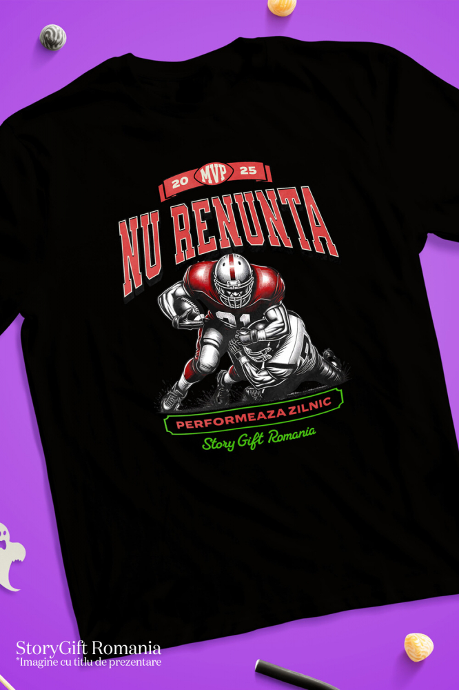 Tricou Femei, Barbati, Copii, Fata, Baiat, Unisex Personalizat Cadouri Personalizate pentru Copii și Tătici – Fotbal American și Sport de Performanță [3]