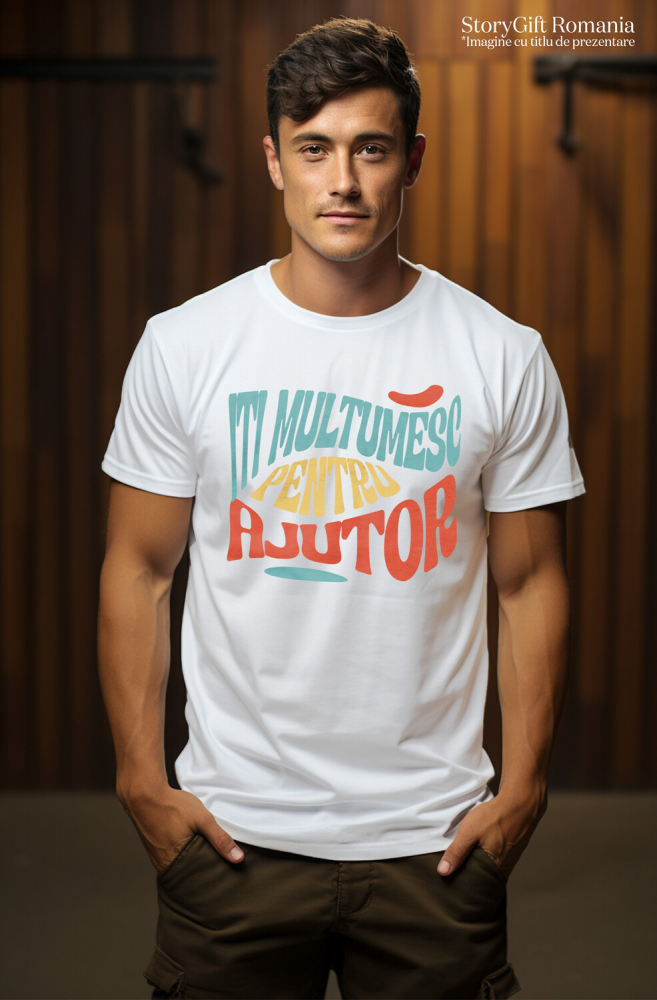 Tricou Femei, Barbati, Copii, Fata, Baiat, Unisex Personalizat Valurile Mării – „Îți Mulțumesc pentru Ajutor” – Cadou Personalizat pentru Familie, Tati, Copii, Prieteni [2]