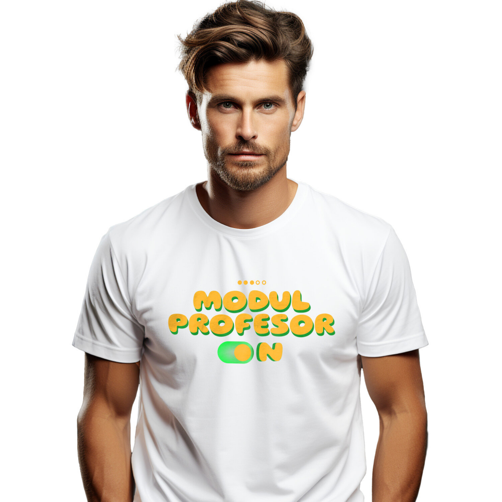 Tricou Femei, Barbati, Copii, Fata, Baiat, Unisex Personalizat Mesaj Colorat – Buton ON/OFF, Profesor, Educație și Inspirație [1]