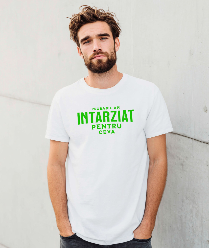 Tricou Femei, Barbati, Copii, Fata, Baiat, Unisex Personalizat „Cadouri personalizate cu mesaje amuzante despre întârziere și aglomerație pentru familie și prieteni” [2]