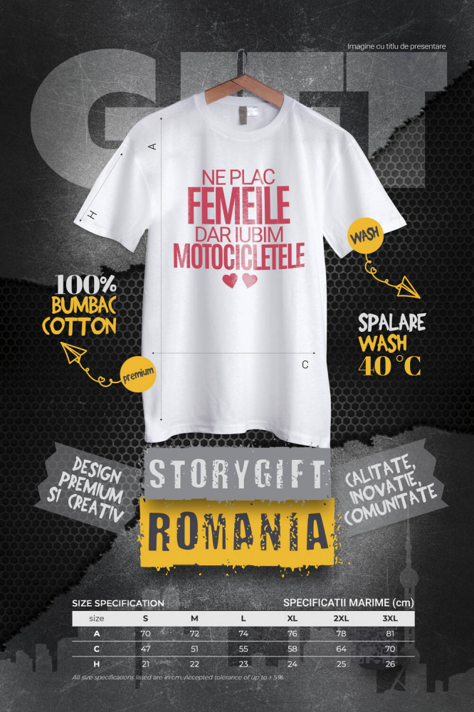 Tricou Femei, Barbati, Copii, Fata, Baiat, Unisex Personalizat Mesaj Haios pentru Iubitorii de Motociclete – Pasiune și Aventură [4]