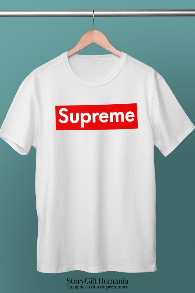 Tricou Femei, Barbati, Copii, Fata, Baiat, Unisex Personalizat Lux Fashion Trend Supreme - Stil Elegant cu Mesaj Puternic în Roșu [3]