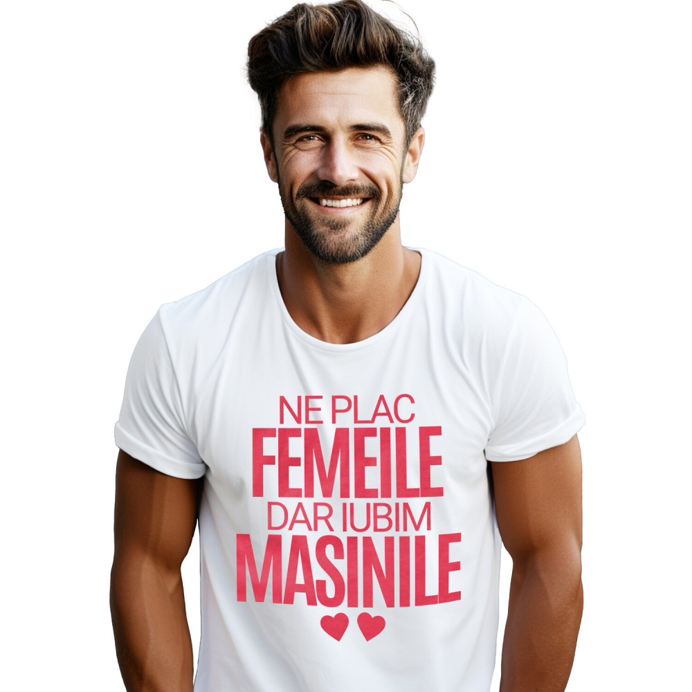 Tricou Femei, Barbati, Copii, Fata, Baiat, Unisex Personalizat Mesaj Romantic cu Inimioare – Declarație de Dragoste în Română [1]