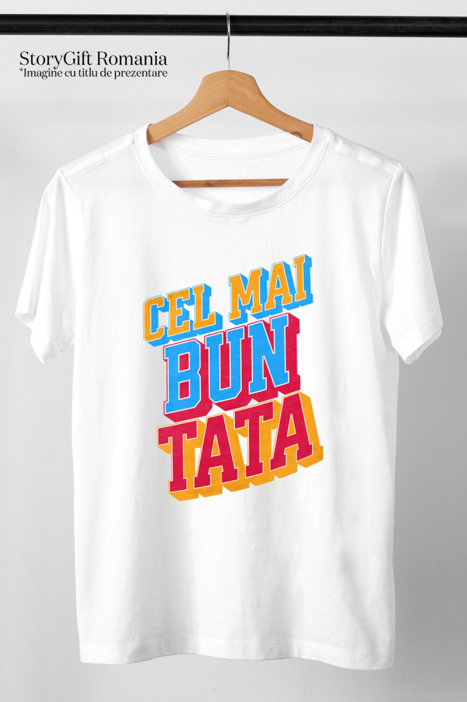 Tricou Femei, Barbati, Copii, Fata, Baiat, Unisex Personalizat Cadouri Personalizate pentru Tata, Copii și Unchi | Cel Mai Bun Tata și Familie [3]