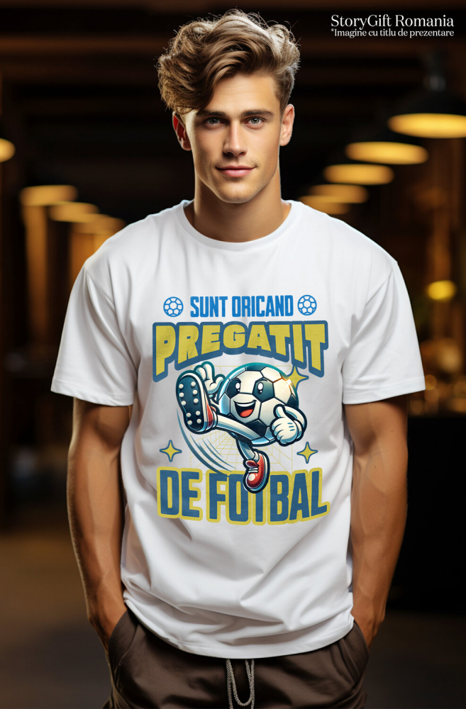 Tricou Femei, Barbati, Copii, Fata, Baiat, Unisex Personalizat Minge de Fotbal Veselă - Tricou Personalizat pentru Pasionații de Sport [2]