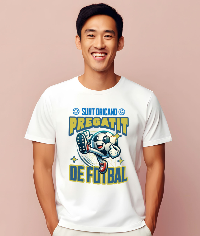 Tricou Femei, Barbati, Copii, Fata, Baiat, Unisex Personalizat Minge de Fotbal Veselă - Tricou Personalizat pentru Pasionații de Sport [2]