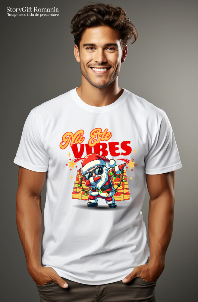 Tricou Femei, Barbati, Copii, Fata, Baiat, Unisex Personalizat Moș Crăciun Cool cu Ochelari de Soare - Cadouri Colorate și Vibe-uri Pozitive [2]