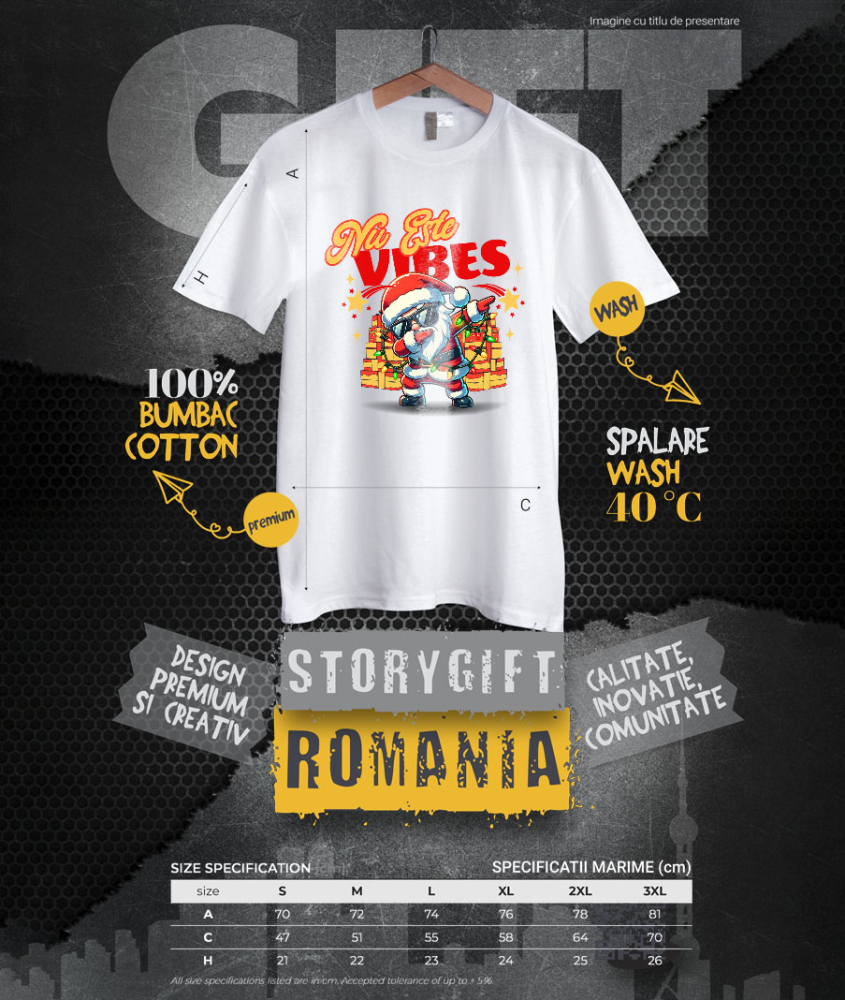 Tricou Femei, Barbati, Copii, Fata, Baiat, Unisex Personalizat Moș Crăciun Cool cu Ochelari de Soare - Cadouri Colorate și Vibe-uri Pozitive [4]