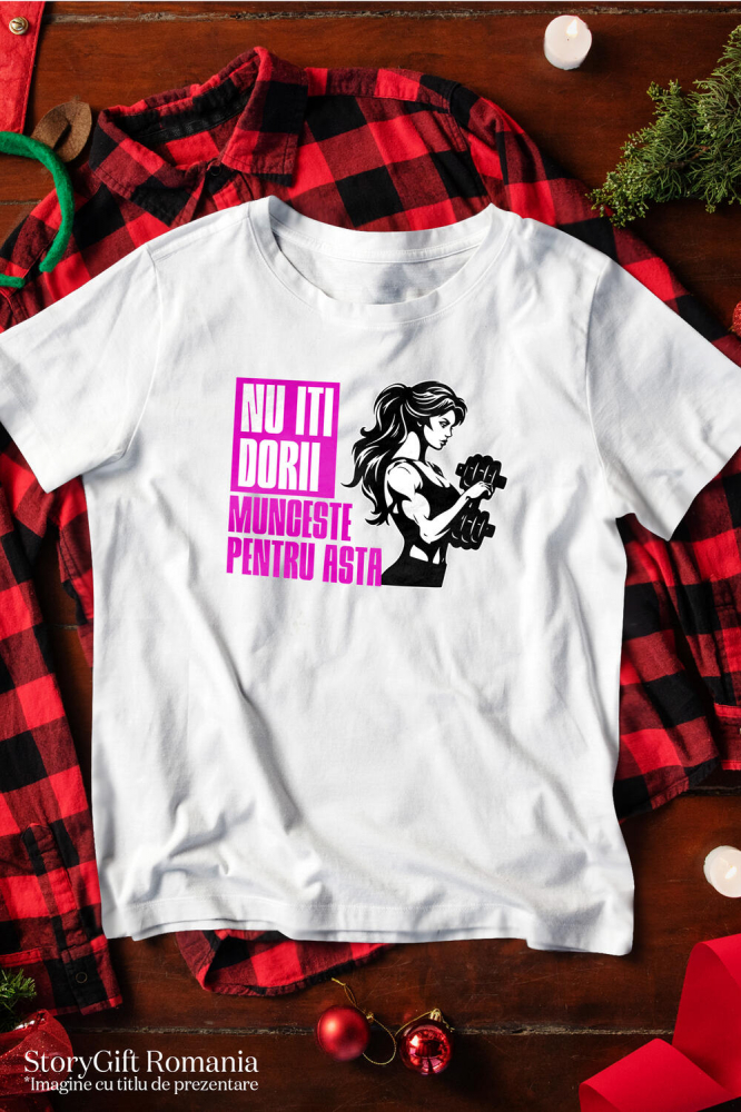 Tricou Femei, Barbati, Copii, Fata, Baiat, Unisex Personalizat Tricou Personalizat Fitness – Iubitorii de Sport | Cadou Motivațional [3]