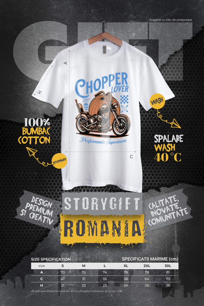 Tricou Femei, Barbati, Copii, Fata, Baiat, Unisex Personalizat Motocicletă Vintage – Pasiune, Hobby și Performanță Retro [4]