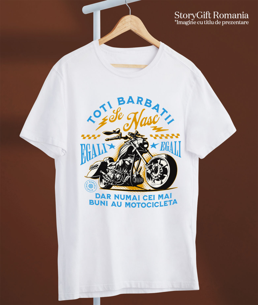 Tricou Femei, Barbati, Copii, Fata, Baiat, Unisex Personalizat Tricouri Personalizate Moto - Motociclete Vintage & Stil Clasic Biker [3]