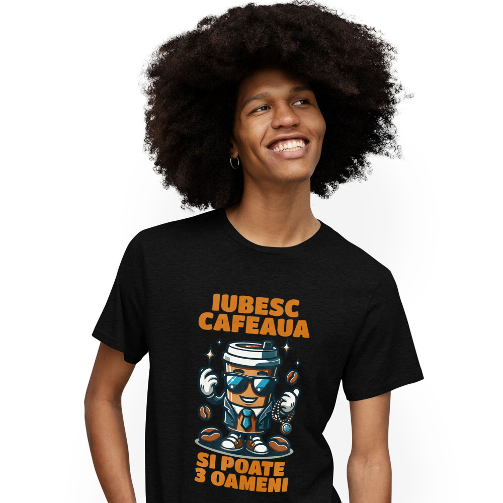 Tricou Femei, Barbati, Copii, Fata, Baiat, Unisex Personalizat „Pahar de Cafea Office Style Costum - Cadou Personalizat pentru Iubitorii de Cafea și Birou” [1]