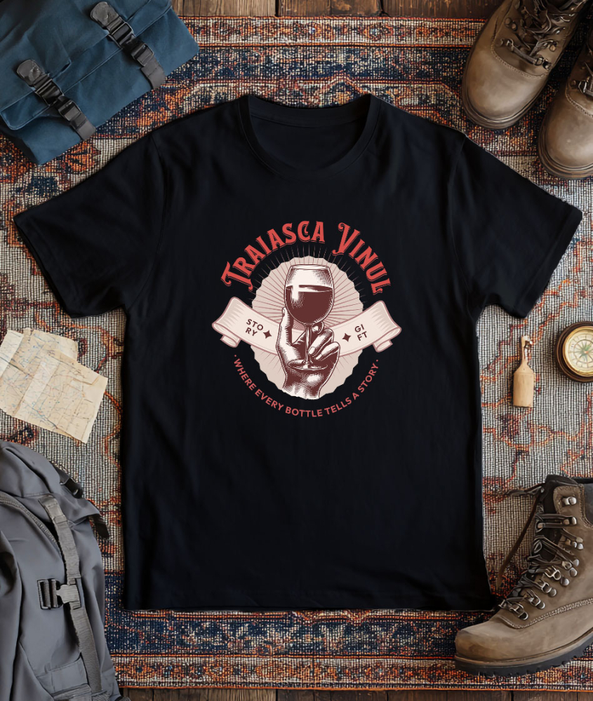 Tricou Femei, Barbati, Copii, Fata, Baiat, Unisex Personalizat „Pahar de Vin cu Picior - Cadou Personalizat pentru Iubitorii de Vin” [3]