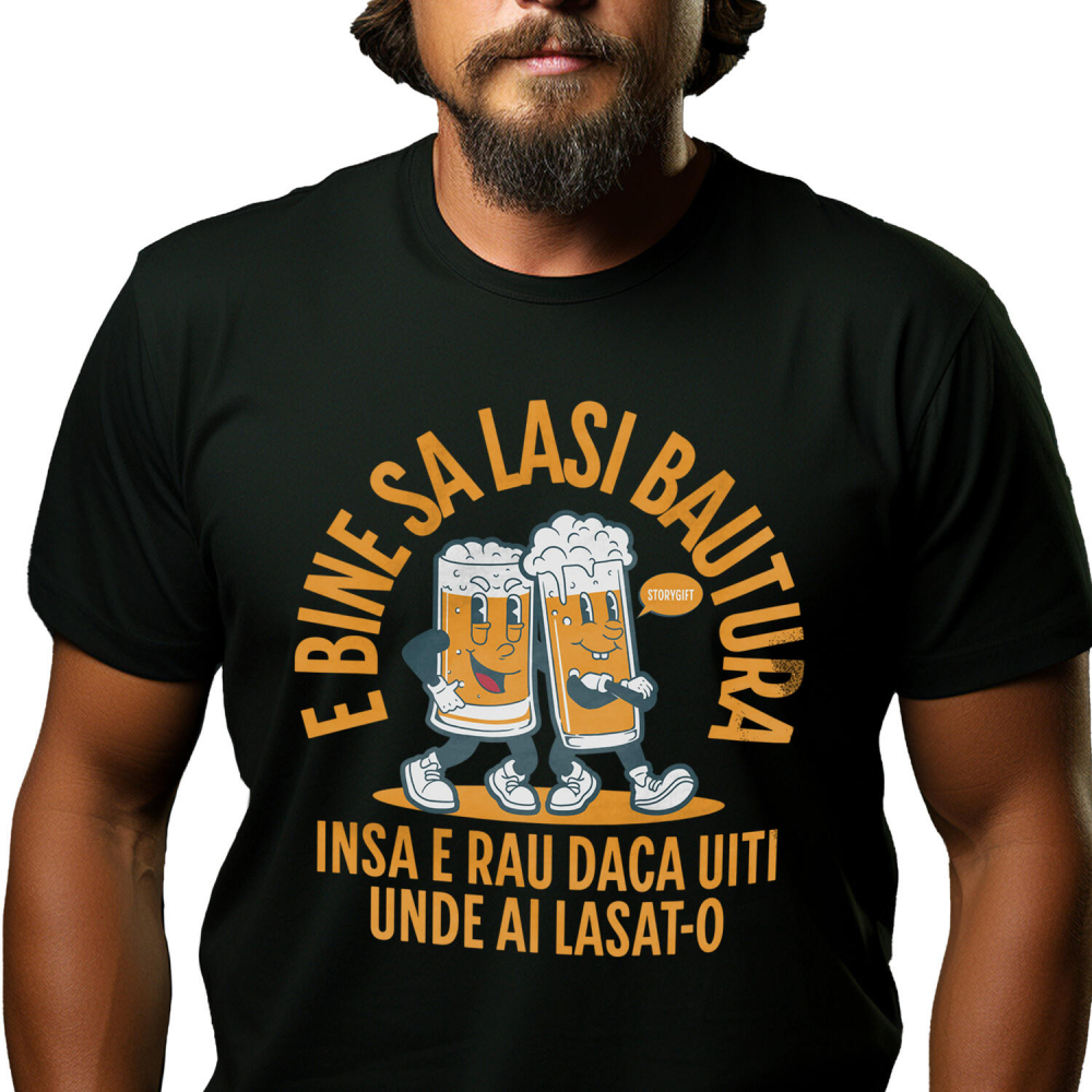 Tricou Femei, Barbati, Copii, Fata, Baiat, Unisex Personalizat Pahare Amuzante de Bere | Mesaje Haioase Distracție și Alcool, Cadouri Personalizate [1]