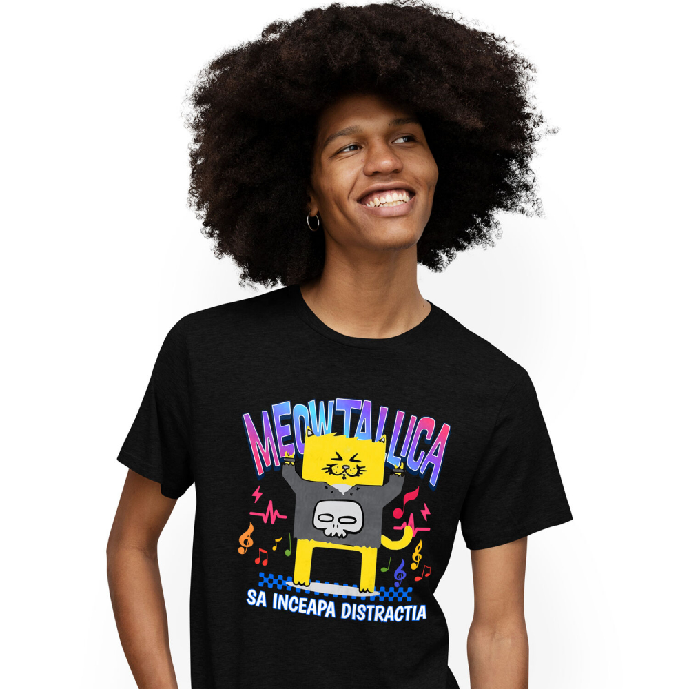 Tricou Femei, Barbati, Copii, Fata, Baiat, Unisex Personalizat Pisica Cu Haina Craiu Meowtalica – Cadouri Personalizate Pentru Tati, Copii și Familie [1]