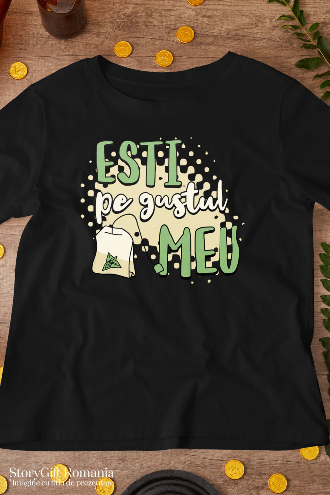 Tricou Femei, Barbati, Copii, Fata, Baiat, Unisex Personalizat „Plic de Ceai cu Mentă – Băutură Caldă și Relaxantă pentru Orice Moment” [3]