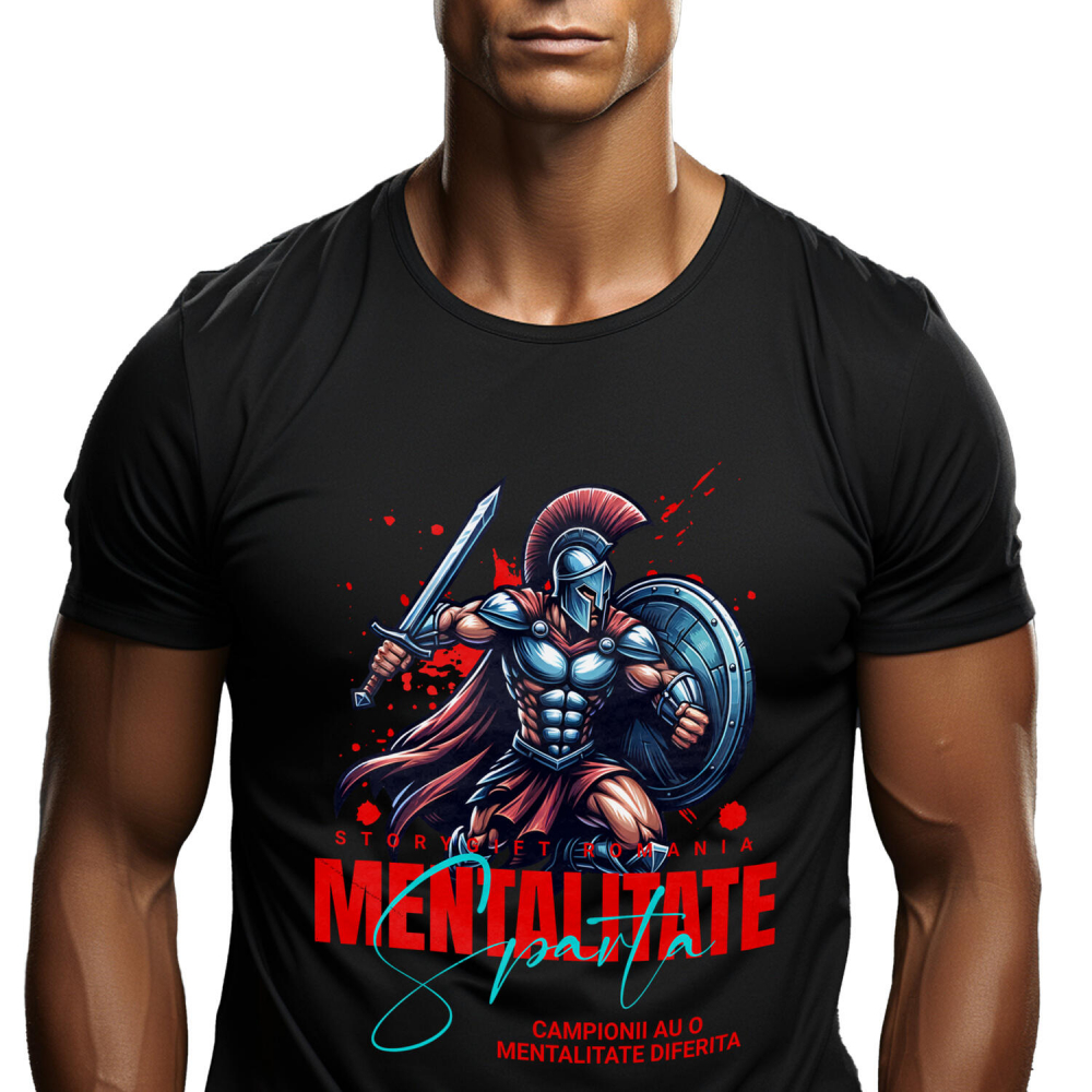 Tricou Femei, Barbati, Copii, Fata, Baiat, Unisex Personalizat Cadouri personalizate – Războinic Samurai cu scut și sabie [1]